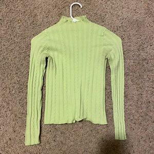 Mock neck sweater